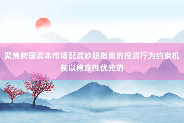 聚焦跨国资本市场配资炒股指南的投资行为约束机制以稳定性优先的
