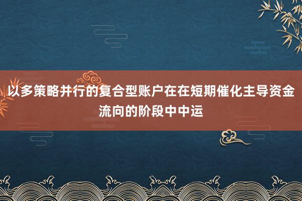以多策略并行的复合型账户在在短期催化主导资金流向的阶段中中运